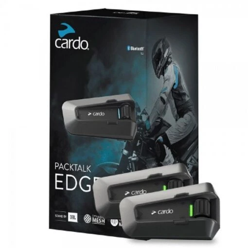 Cardo Packtalk Edge JBL - Duo Pack -Accessoires Moto cardo packtalk edge dual pack communication kommunikation system intercom bluetooth intercomunicador komunikasyon 1