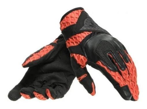 Dainese Air-Maze Gloves Black/Red -Accessoires Moto dainese air maze gloves blk red motorcycle gloves handschuhe gants handschoenen eldivenleri guantes 1 1