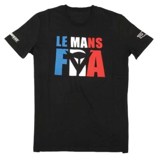 Dainese Le Mans D1 T-Shirt Black -Accessoires Moto dainese le mans d1 t shirt black 1