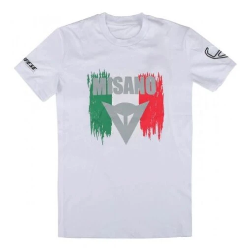 Dainese Misano D1 T-Shirt White -Accessoires Moto dainese misano d1 t shirt white 1