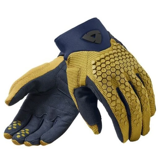 Revit Massif Gloves Ocher Yellow - Short Gloves - Gants -Accessoires Moto revit massif ocher yellow gloves handschuhe gants gants eldivenler guantes 1