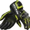 Revit Quantum 2 Gloves Neon Yellow-Black - Long Gloves - Gants -Accessoires Moto revit quantum 2 neon yellow black gloves handschuhe gants handschoenen eldivenleri guantes 1 1