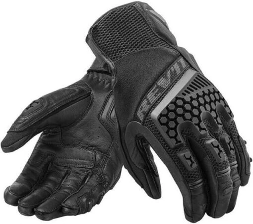 Rev'It Sand 3 Gloves BLACK -Accessoires Moto revit sand 3 gloves guants handschuhe handschoenen guantes black